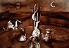 2010 - Peinture sur sable en direct, show "Dunes", Casablanca
