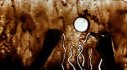 2010 - Live sand drawing for the show "Lunar Variations"