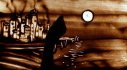 2010 - Live sand drawing for the show "Lunar Variations"