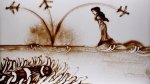2011 : : Dessin sur sable en direct, Evénementiel à Paris {JPEG}