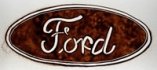 Logo Ford, sand drawing